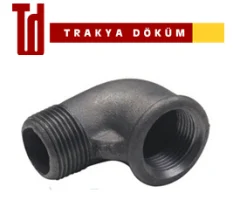 EKPAŞ KUYRUKLU DİRSEK 1 1/2" SİYAH