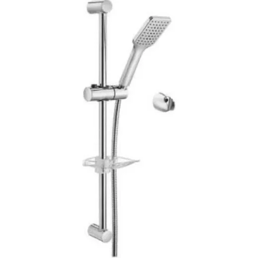ELMOR ECA TİERA BANYO ÜST TAKIM sürgülü duş seti MAT SİYAH