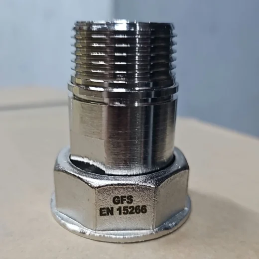 GFS SELENOİD SAYAÇ BAĞLANTI RAKORU-PİRİNÇ 1"x11/4" ( ZIBIKSIZ ) - Adet