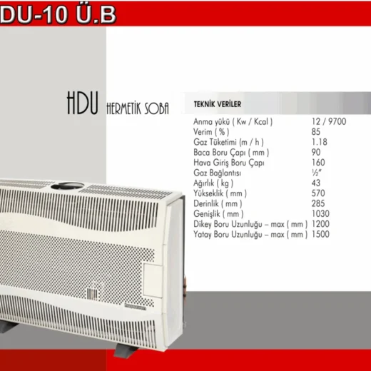 HOŞSEVEN HDU-10.01 BACALI 10.000 K/CAL ÜSTTEN