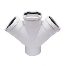 KALDE 125x110 Kalde 3,2 PVC-U Çift Çatal ( 45° ) Çvl 6