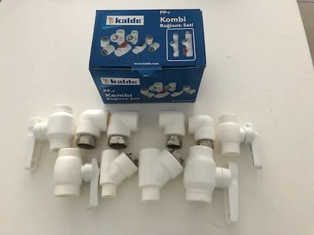 KALDE-KMB STLR PP ECO Kombi Seti Dirsekli 10'lu - Kalde Beyaz