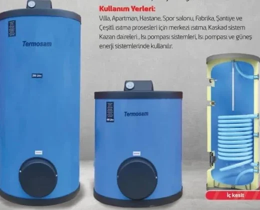 MERNES PRO 100 LT TEK SERPANTİNLİ EMAYE BOYLER - Adet