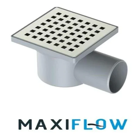 MERTİNOX MERTİNOX YER SÜZGECİ SİFONU LİNE 10X10 krom Y.Ç. Q50 (Çekvalfli ) - Adet
